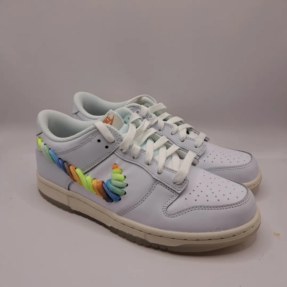 Nike Dunk low se rainbow swoosh 8w 6.5y